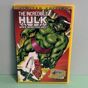 Limited Edition The Incredible Hulk When Monsters Meet Kid DVD, Rated G
